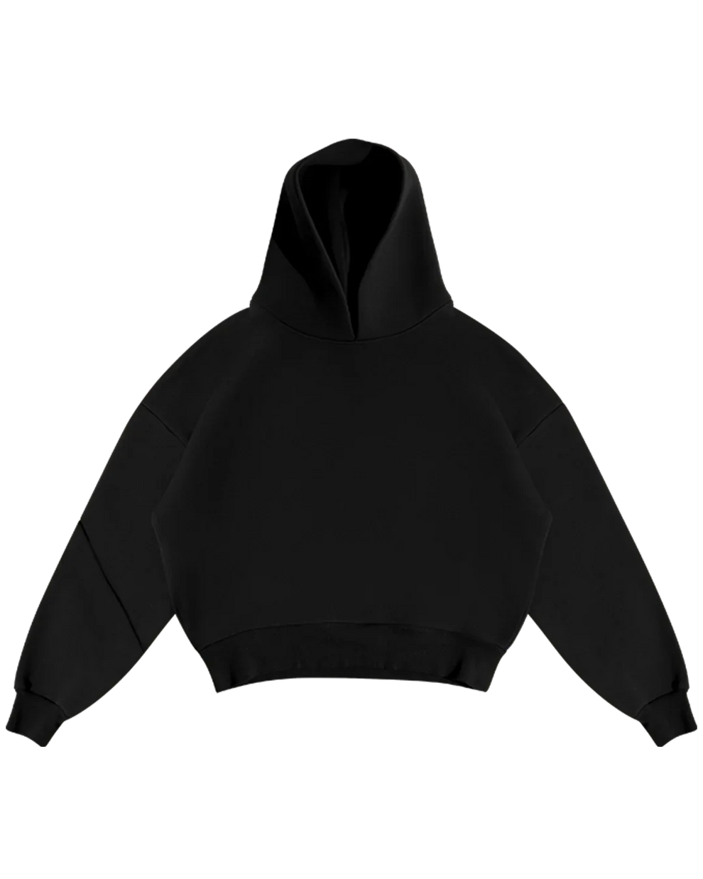 Boxy Hoodie | Black