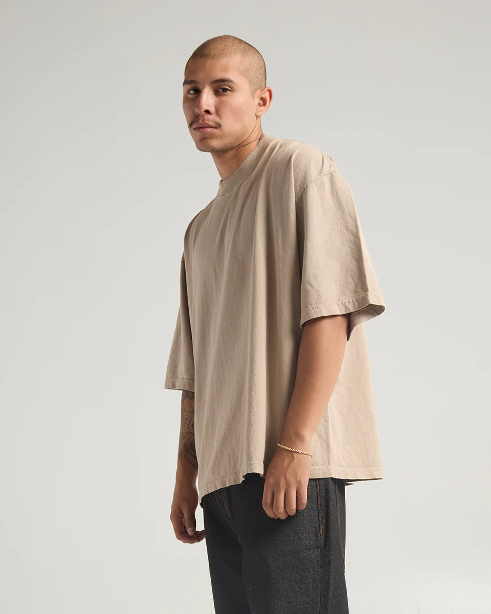 Oversized Tee - Tan