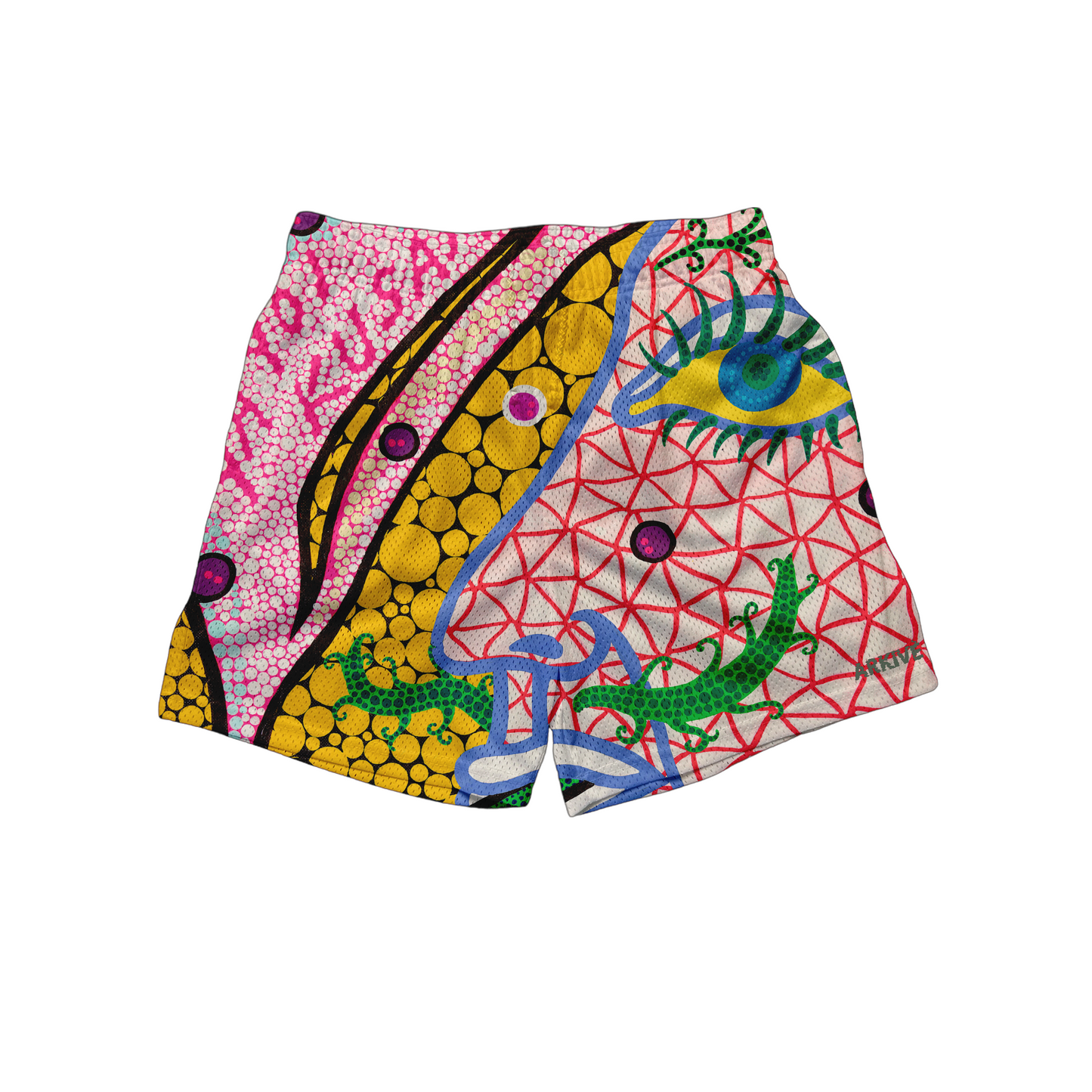 ABSTRACT EYE SHORTS