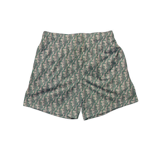 OBLIQUE JADE SHORTS