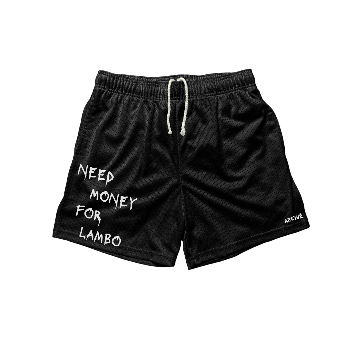 MONEY FOR LAMBO SHORTS | BLACK