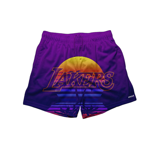 LAKERS SUNSET SHORTS