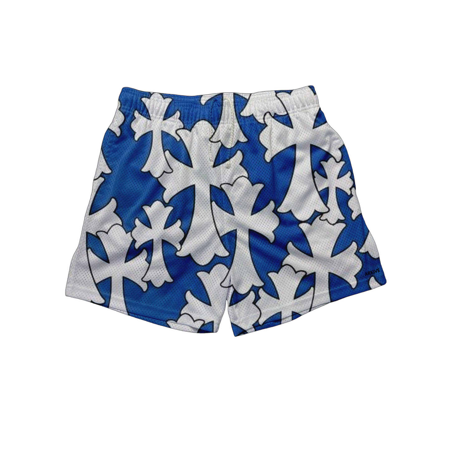 BLUE CHROME SHORTS